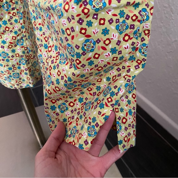 Y2K Fairy Garden Floral Capris - Picture 4 of 9